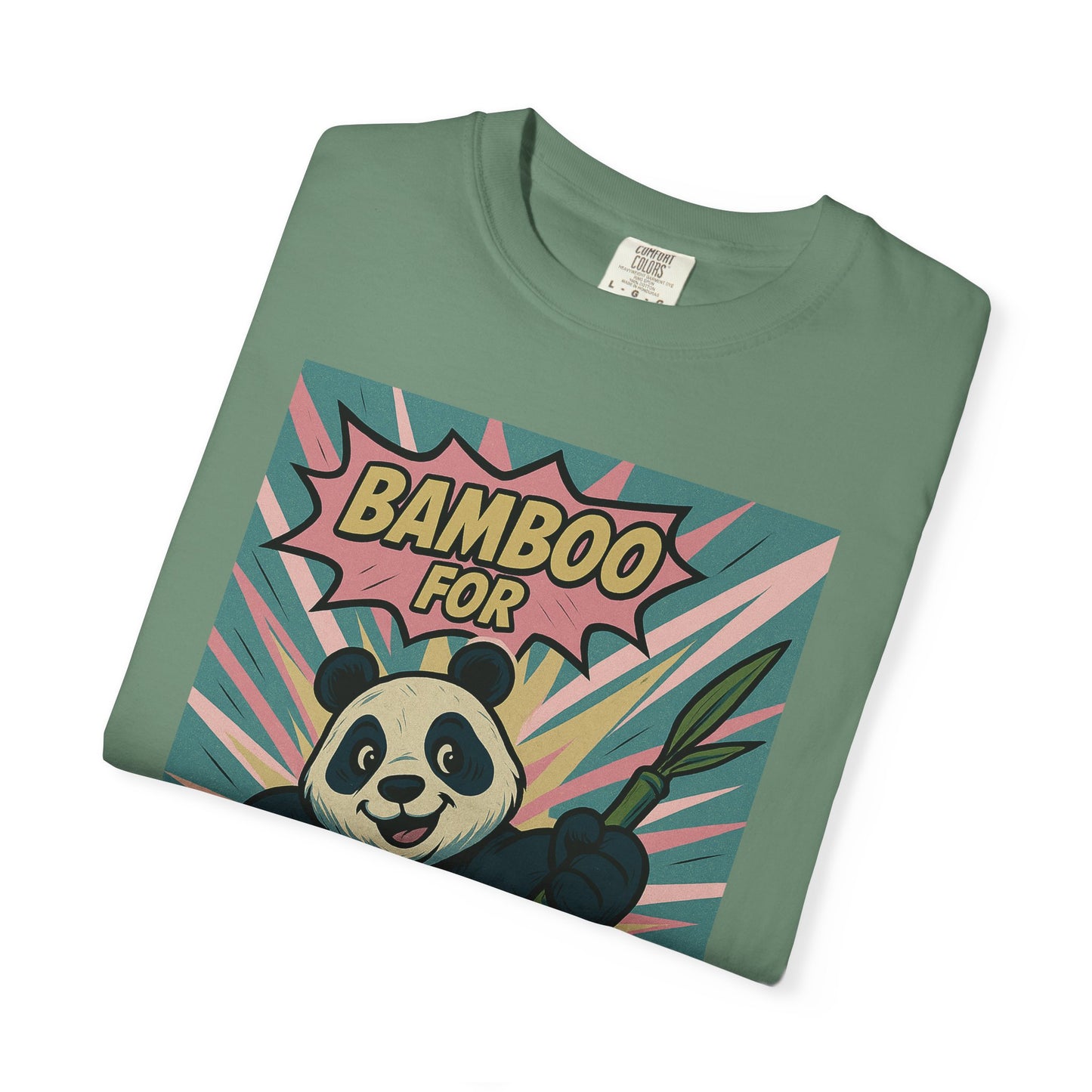 Panda Love Unisex T-Shirt, Eco-Friendly Bamboo Shirt, Cute Animal Tee, Gift for Nature Lovers, Stylish Casual Wear