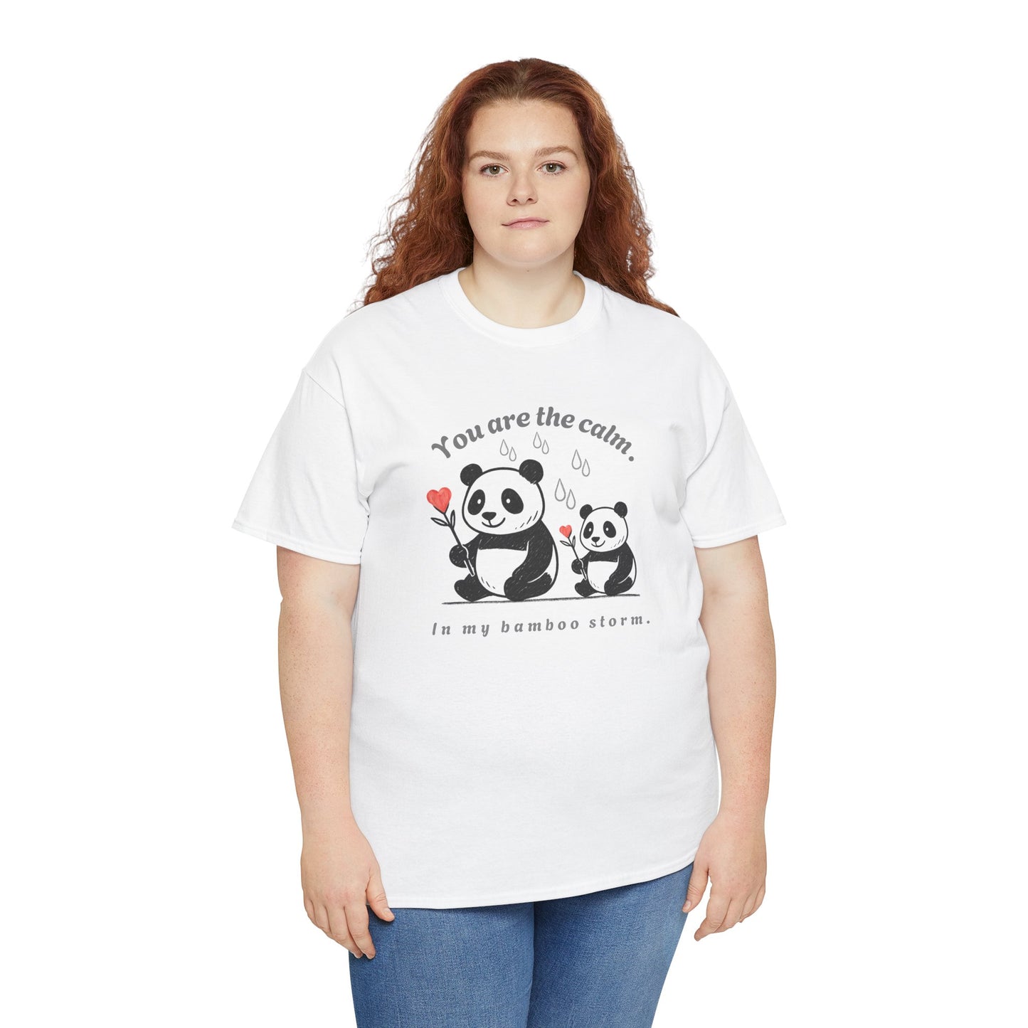 Calm Panda Unisex Heavy Cotton Tee