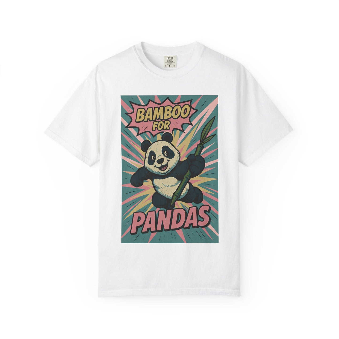 Panda Love Unisex T-Shirt, Eco-Friendly Bamboo Shirt, Cute Animal Tee, Gift for Nature Lovers, Stylish Casual Wear