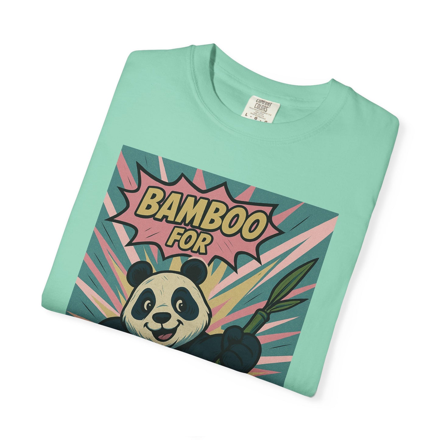 Panda Love Unisex T-Shirt, Eco-Friendly Bamboo Shirt, Cute Animal Tee, Gift for Nature Lovers, Stylish Casual Wear