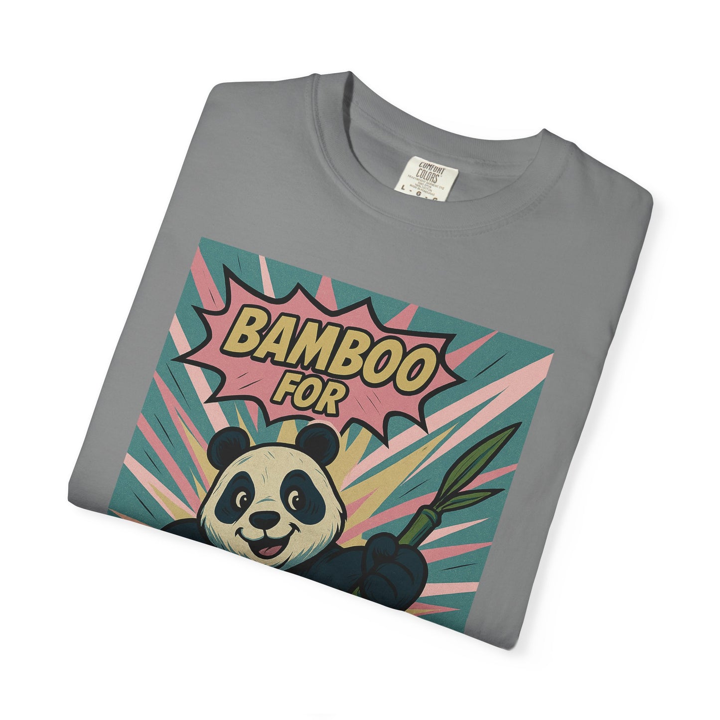 Panda Love Unisex T-Shirt, Eco-Friendly Bamboo Shirt, Cute Animal Tee, Gift for Nature Lovers, Stylish Casual Wear