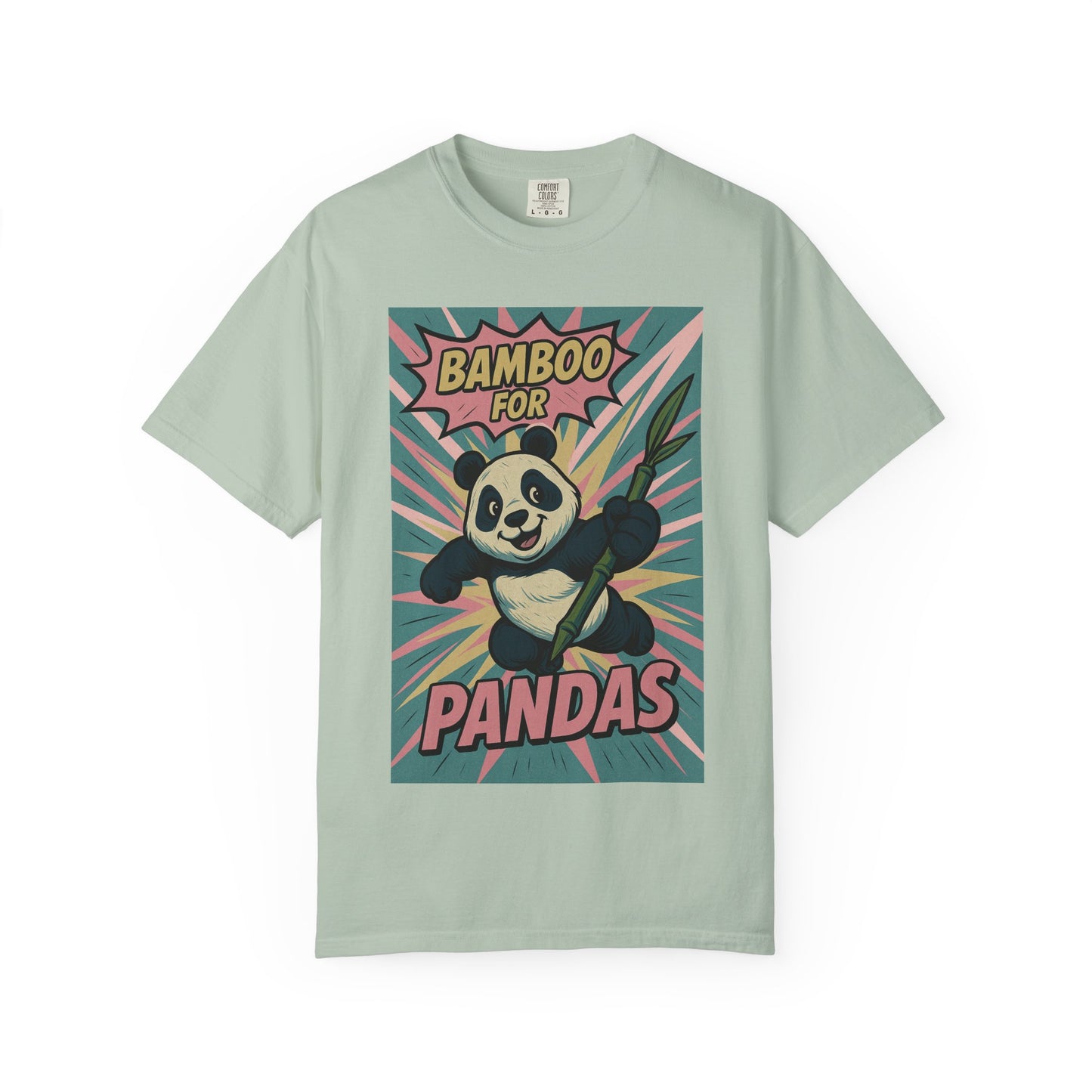 Panda Love Unisex T-Shirt, Eco-Friendly Bamboo Shirt, Cute Animal Tee, Gift for Nature Lovers, Stylish Casual Wear