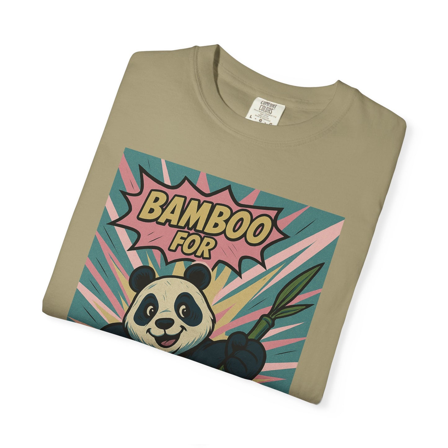 Panda Love Unisex T-Shirt, Eco-Friendly Bamboo Shirt, Cute Animal Tee, Gift for Nature Lovers, Stylish Casual Wear