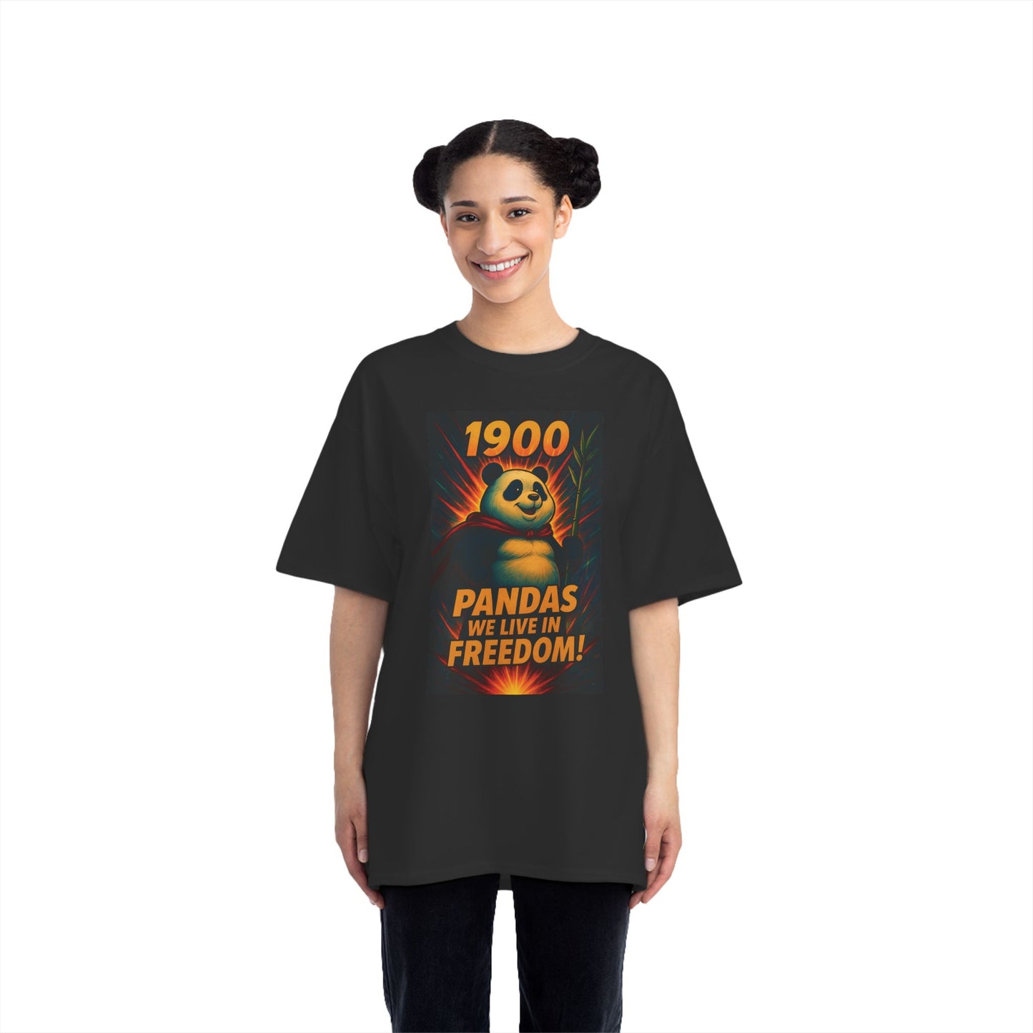 Panda Freedom T-Shirt, Funny Graphic Tee, Cute Animal Shirt, Gift for Wildlife Lovers, Casual Summer Wear, Birthday Gift Idea