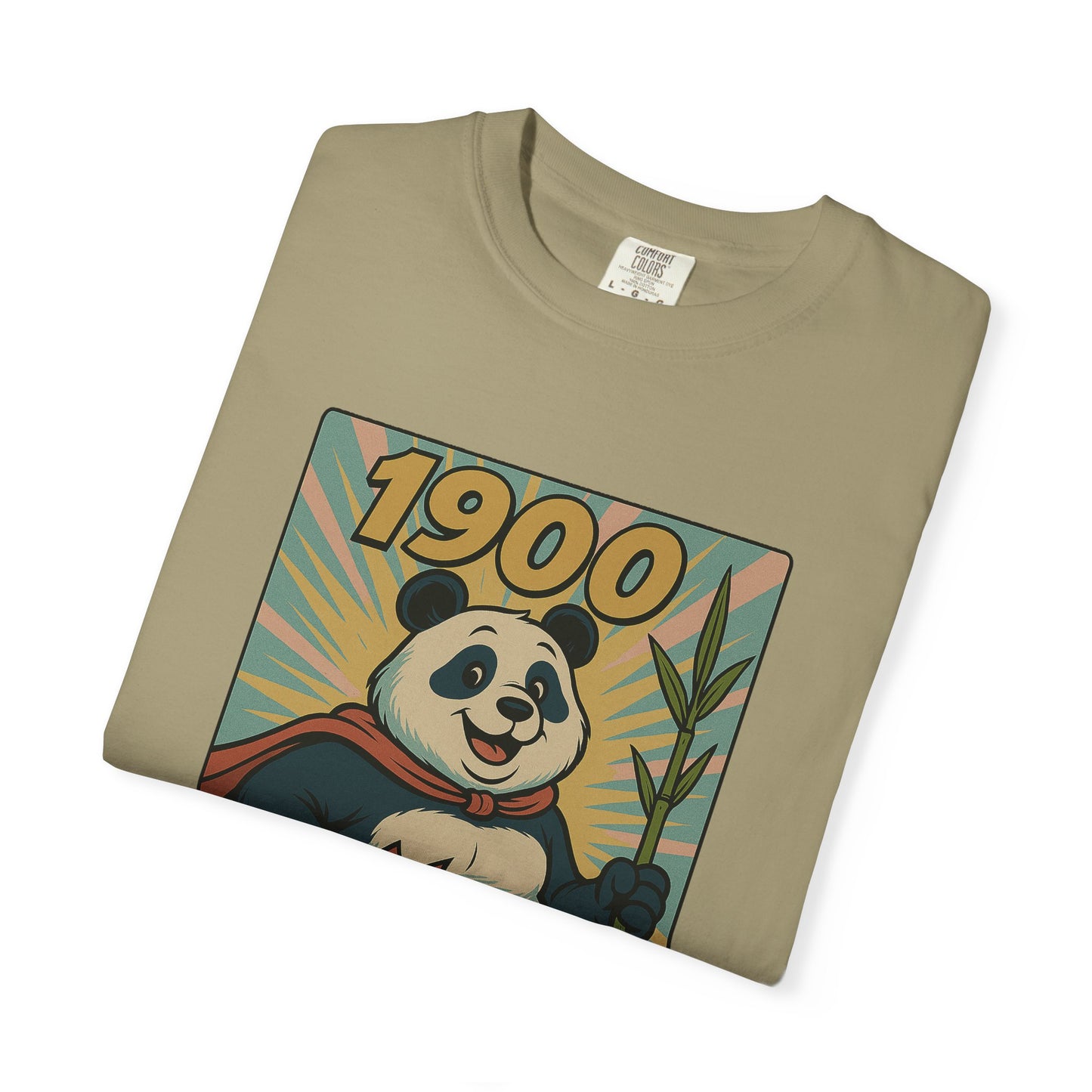 Heroic Panda T-shirt - Freedom, Eco-friendly Apparel, Casual Wear, Cute Gift for Animal Lovers