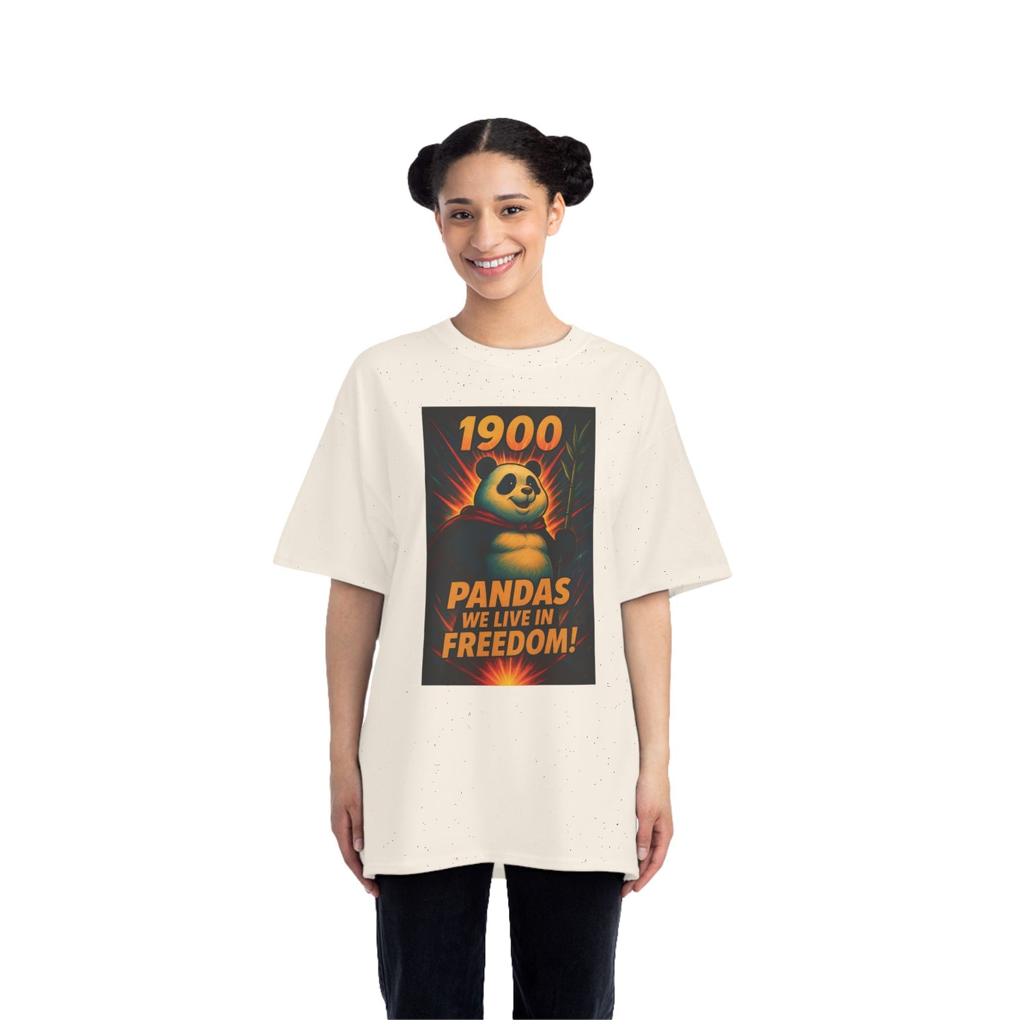 Panda Freedom T-Shirt, Funny Graphic Tee, Cute Animal Shirt, Gift for Wildlife Lovers, Casual Summer Wear, Birthday Gift Idea