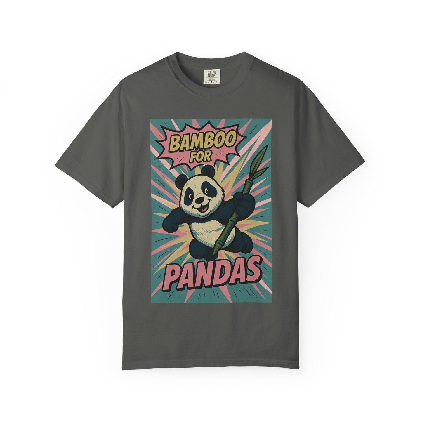 Panda Love Unisex T-Shirt, Eco-Friendly Bamboo Shirt, Cute Animal Tee, Gift for Nature Lovers, Stylish Casual Wear