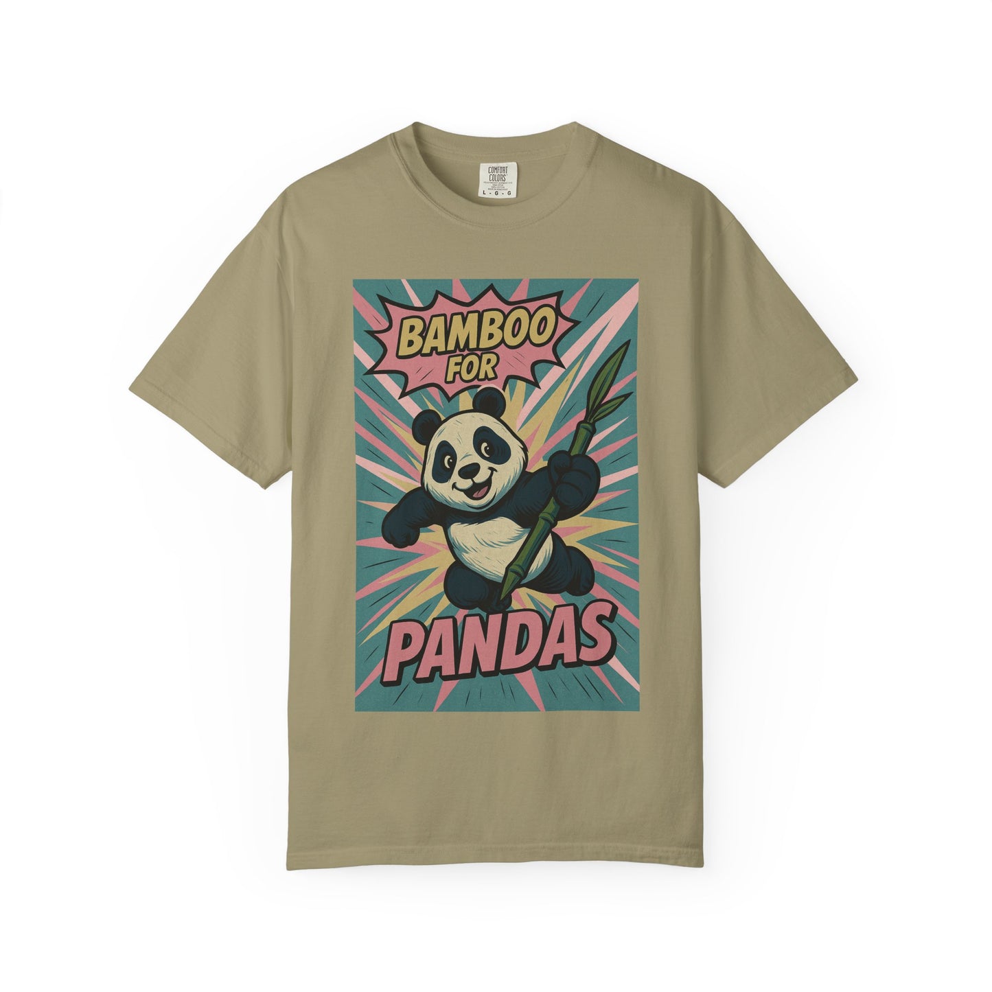 Panda Love Unisex T-Shirt, Eco-Friendly Bamboo Shirt, Cute Animal Tee, Gift for Nature Lovers, Stylish Casual Wear