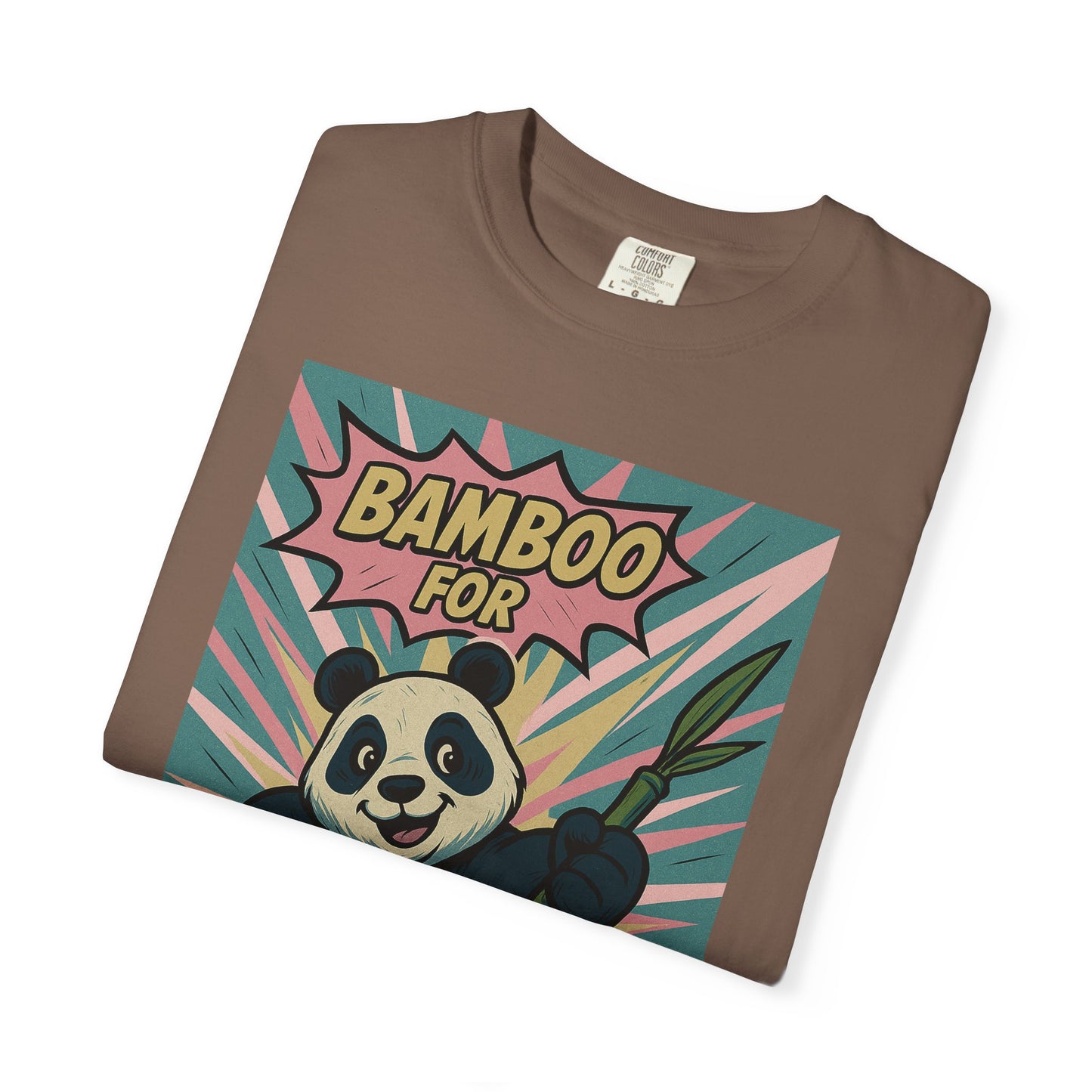 Panda Love Unisex T-Shirt, Eco-Friendly Bamboo Shirt, Cute Animal Tee, Gift for Nature Lovers, Stylish Casual Wear