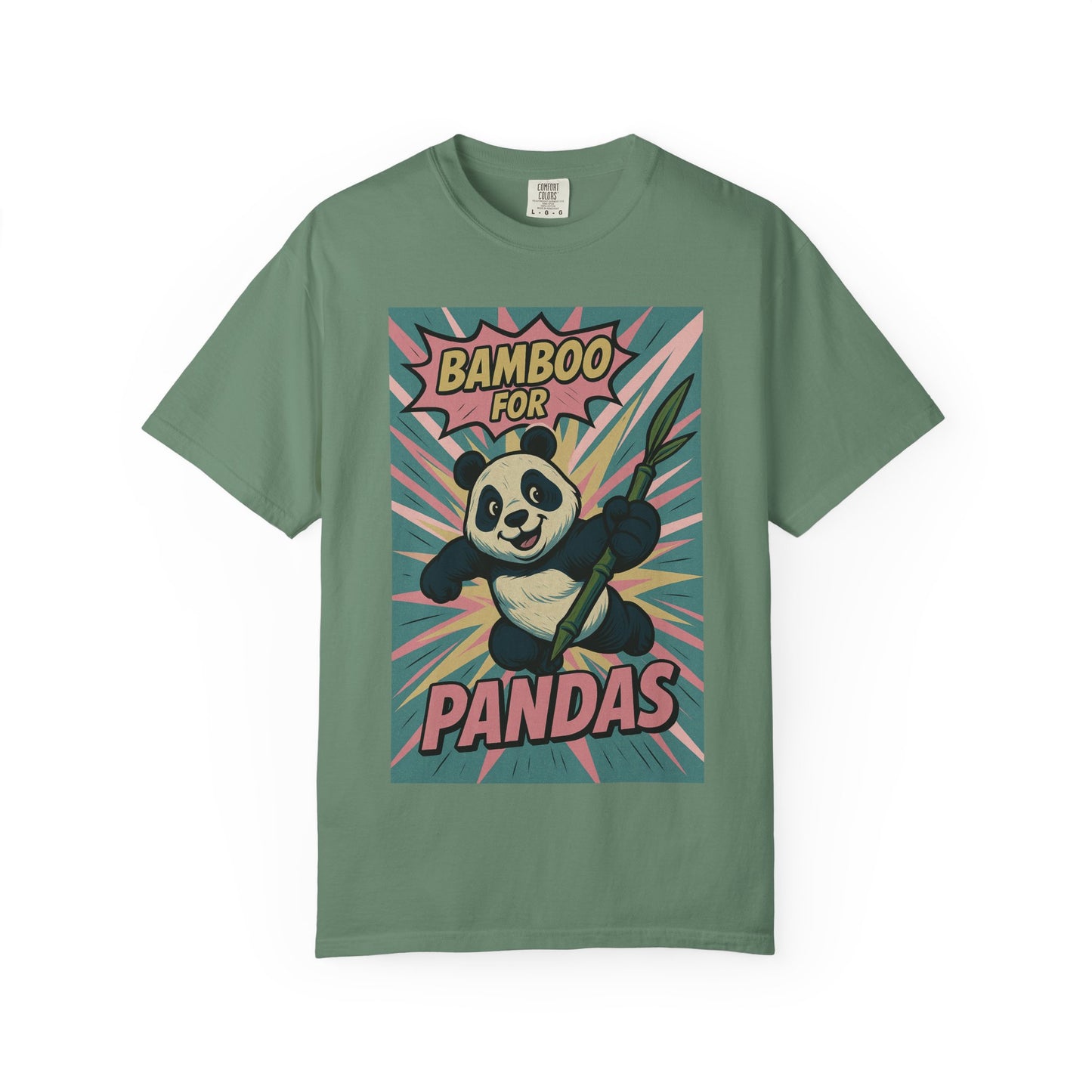 Panda Love Unisex T-Shirt, Eco-Friendly Bamboo Shirt, Cute Animal Tee, Gift for Nature Lovers, Stylish Casual Wear