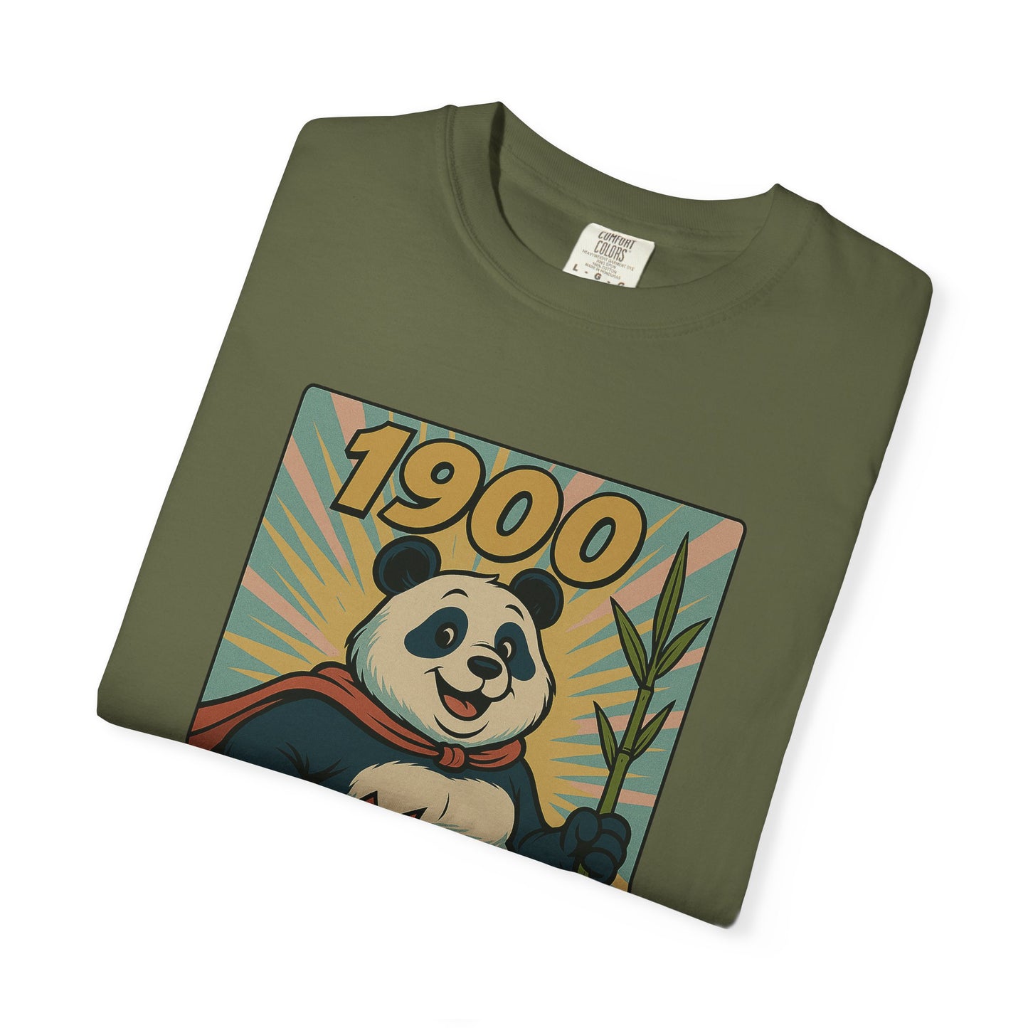 Heroic Panda T-shirt - Freedom, Eco-friendly Apparel, Casual Wear, Cute Gift for Animal Lovers