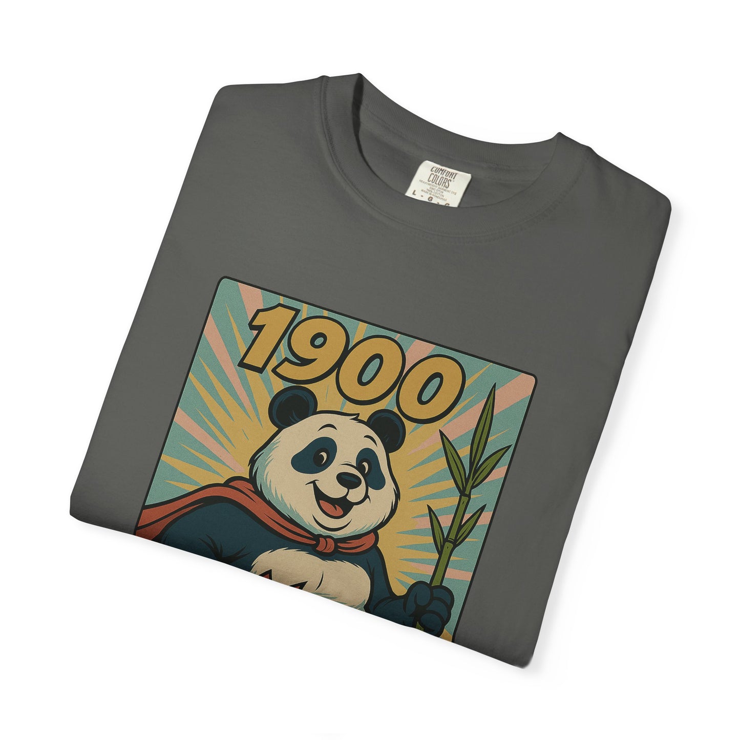 Heroic Panda T-shirt - Freedom, Eco-friendly Apparel, Casual Wear, Cute Gift for Animal Lovers