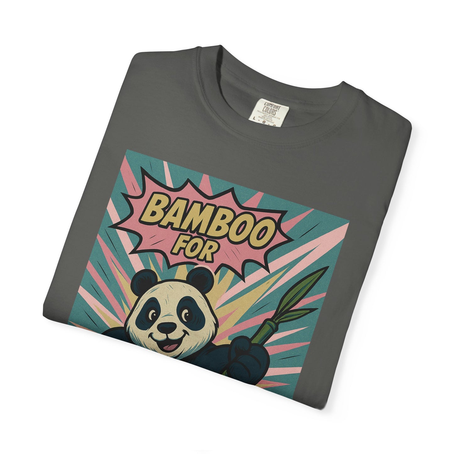 Panda Love Unisex T-Shirt, Eco-Friendly Bamboo Shirt, Cute Animal Tee, Gift for Nature Lovers, Stylish Casual Wear
