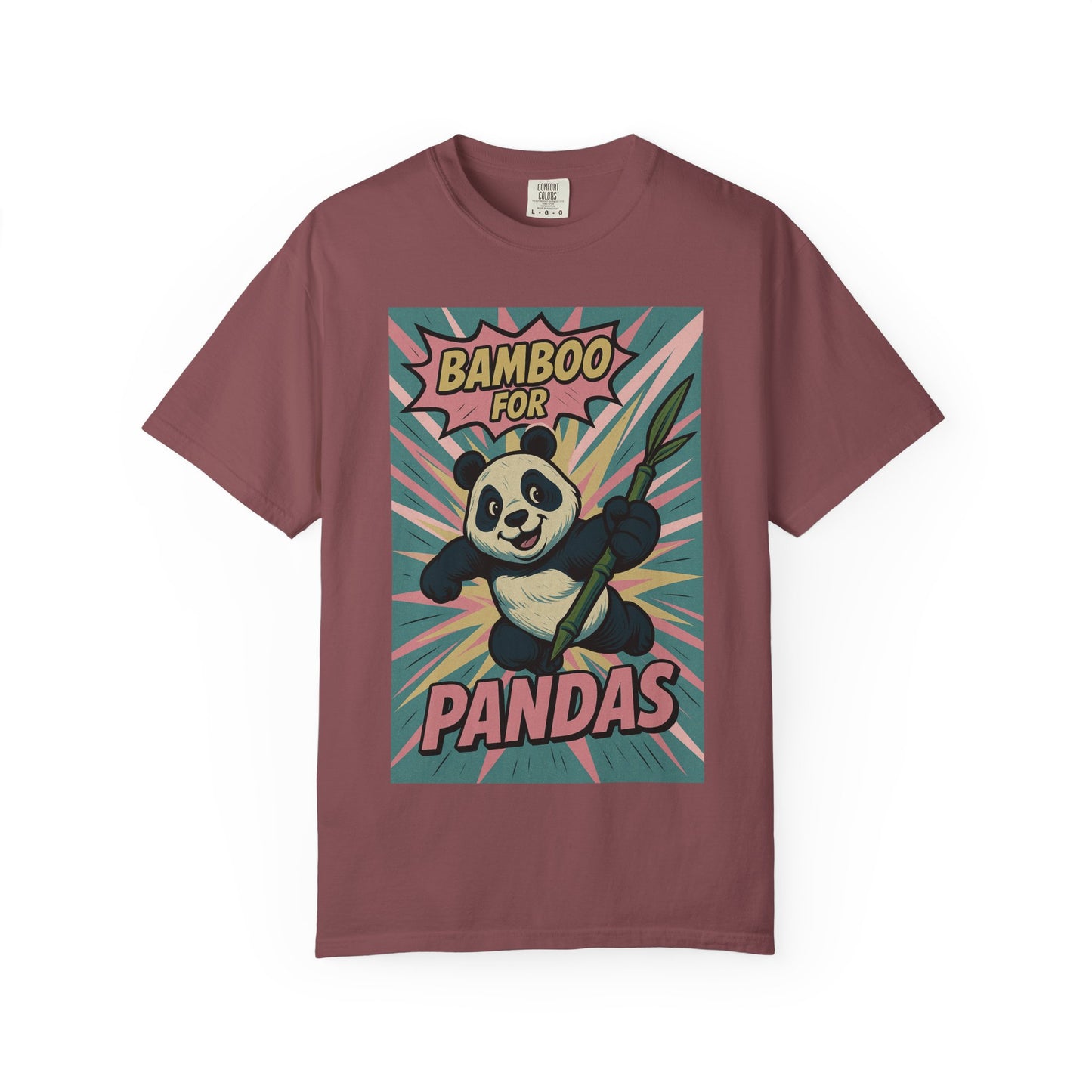 Panda Love Unisex T-Shirt, Eco-Friendly Bamboo Shirt, Cute Animal Tee, Gift for Nature Lovers, Stylish Casual Wear