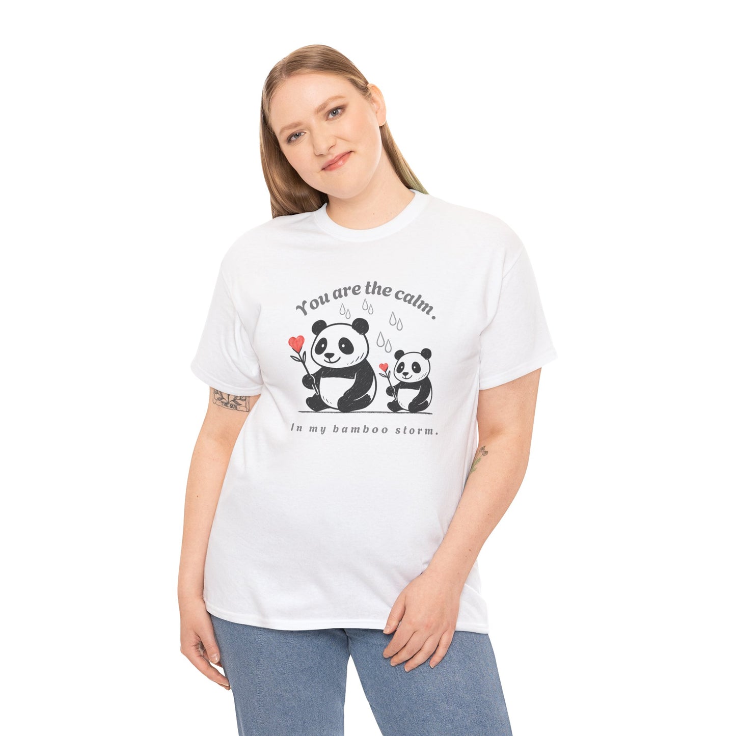 Calm Panda Unisex Heavy Cotton Tee