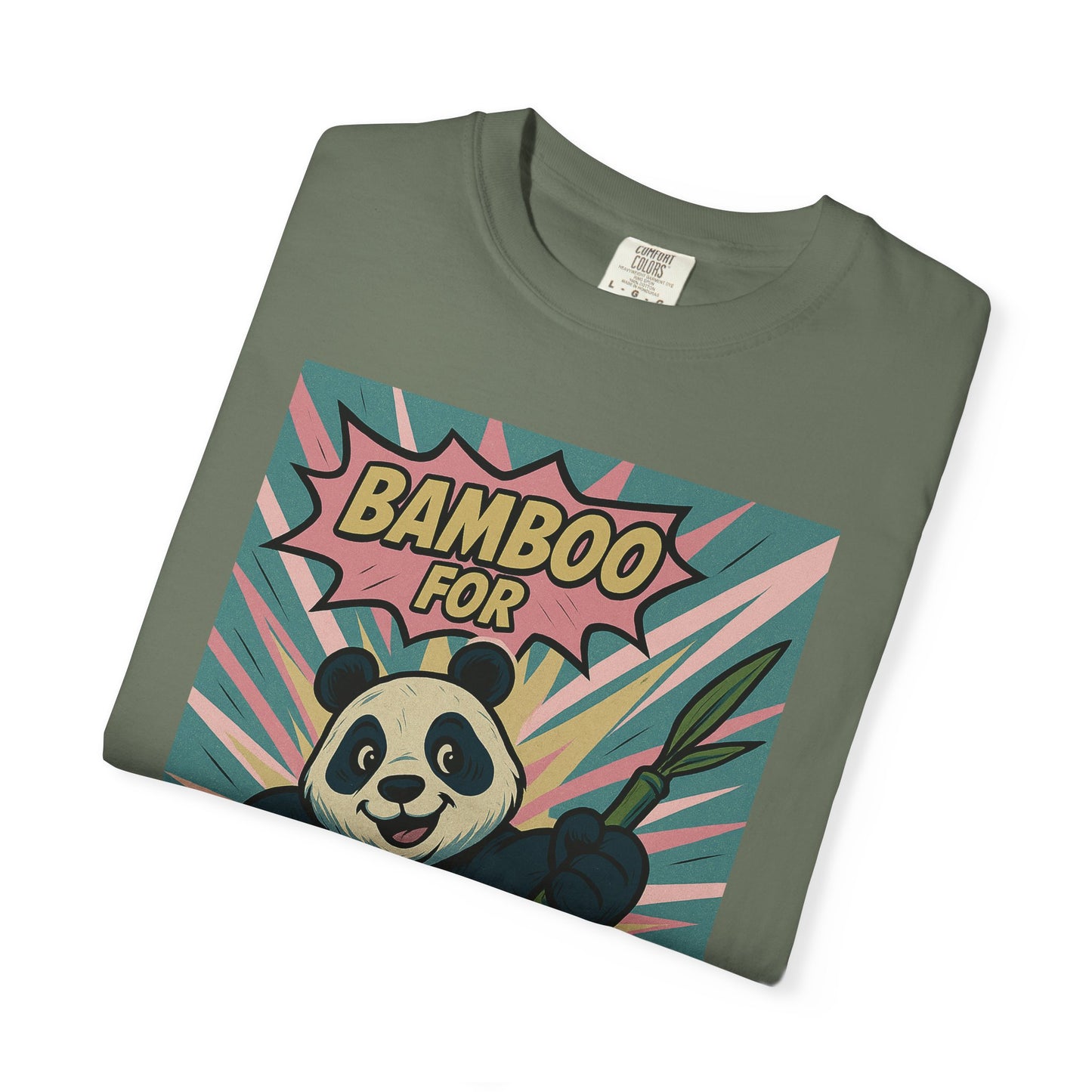 Panda Love Unisex T-Shirt, Eco-Friendly Bamboo Shirt, Cute Animal Tee, Gift for Nature Lovers, Stylish Casual Wear