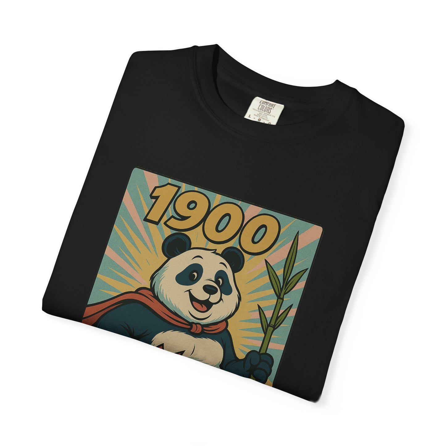 Heroic Panda T-shirt - Freedom, Eco-friendly Apparel, Casual Wear, Cute Gift for Animal Lovers