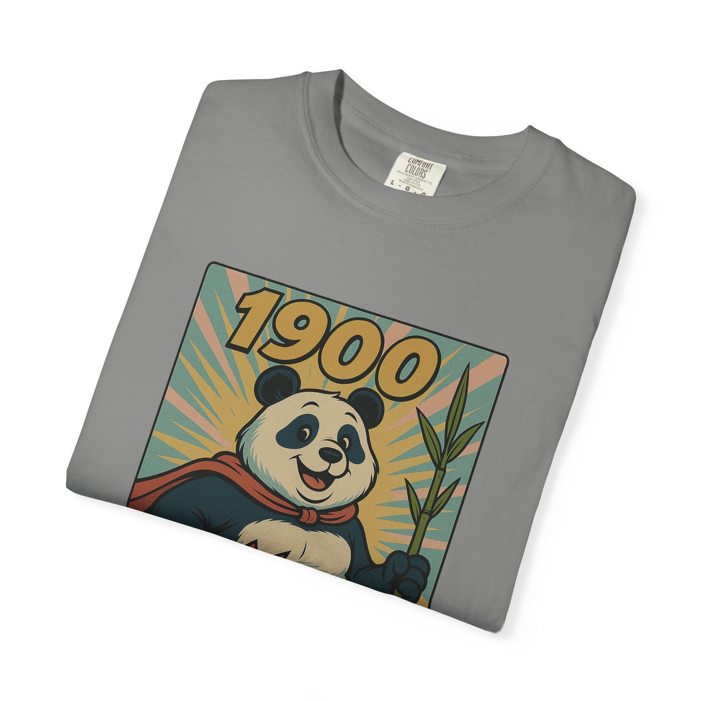 Heroic Panda T-shirt - Freedom, Eco-friendly Apparel, Casual Wear, Cute Gift for Animal Lovers