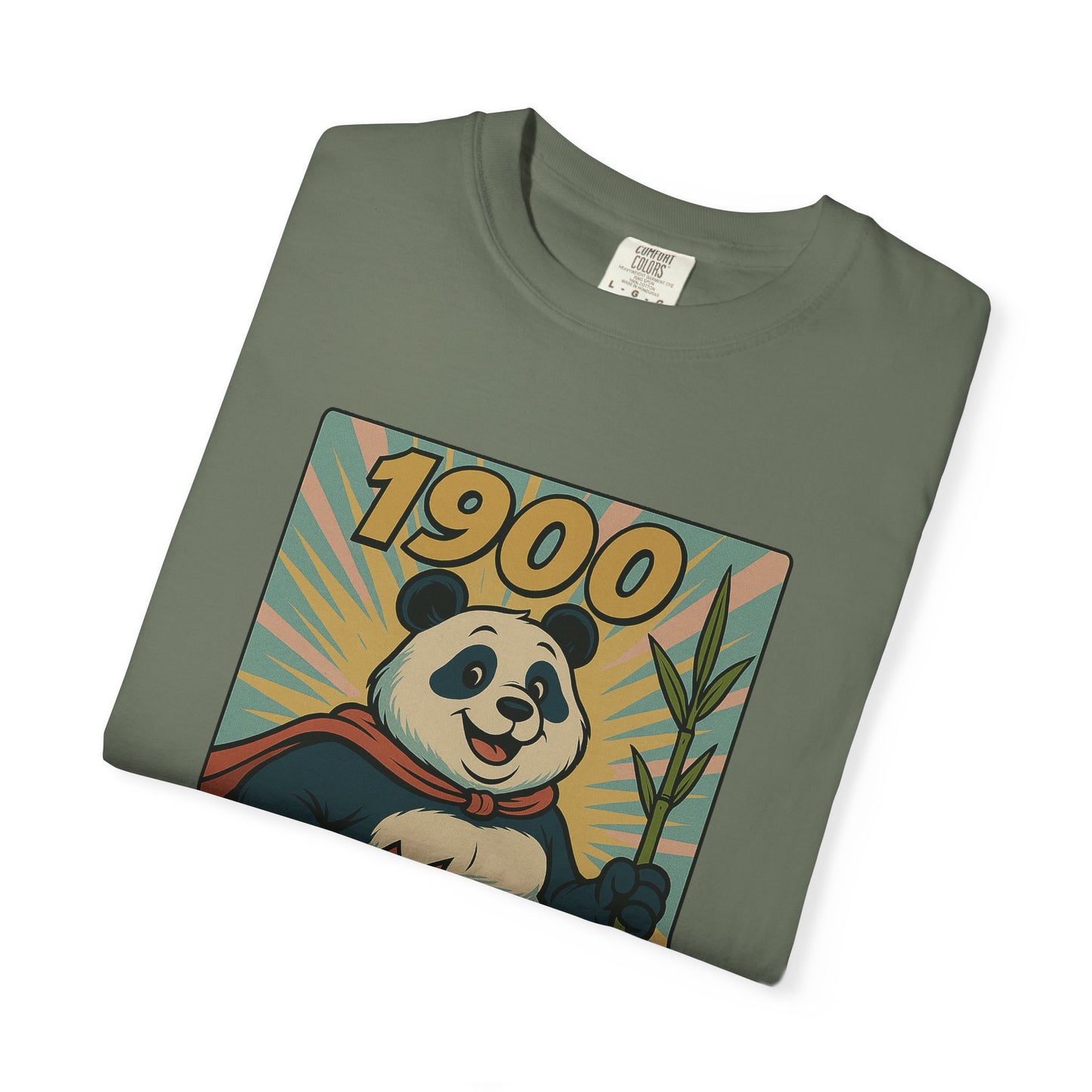 Heroic Panda T-shirt - Freedom, Eco-friendly Apparel, Casual Wear, Cute Gift for Animal Lovers