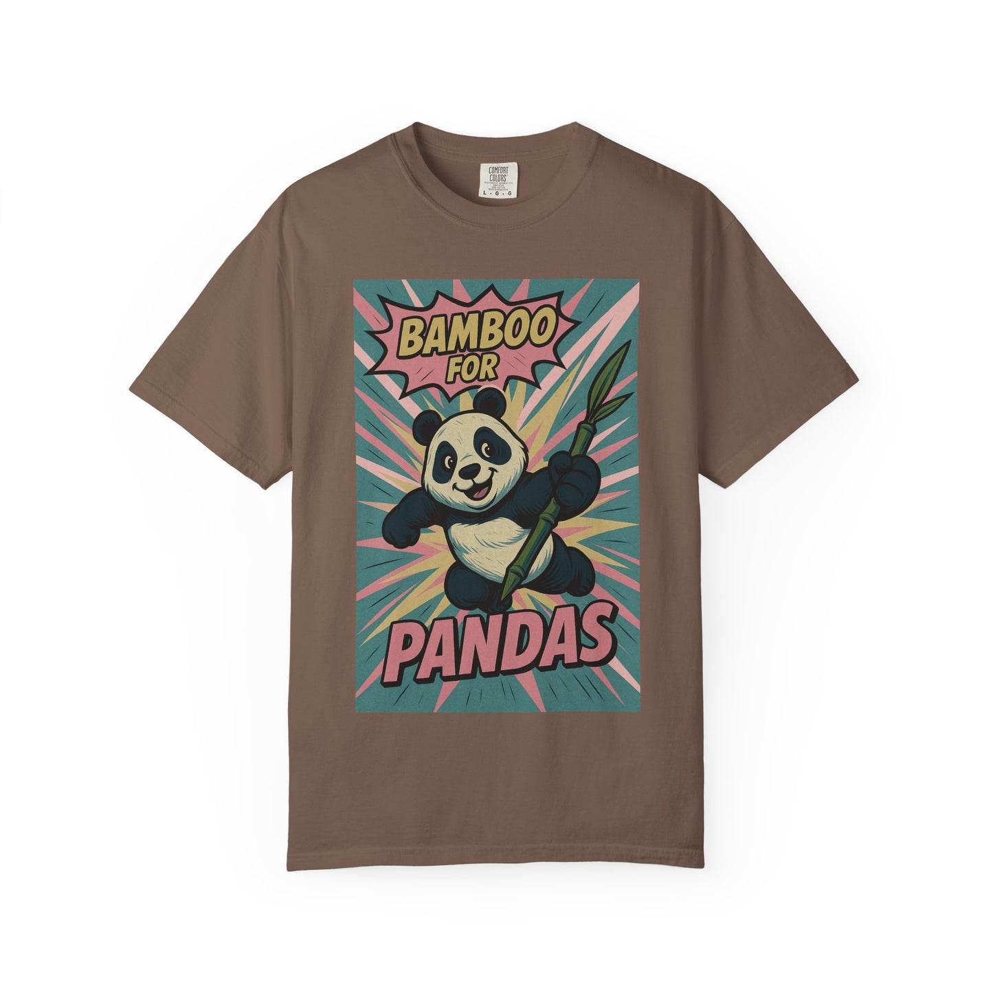 Panda Love Unisex T-Shirt, Eco-Friendly Bamboo Shirt, Cute Animal Tee, Gift for Nature Lovers, Stylish Casual Wear