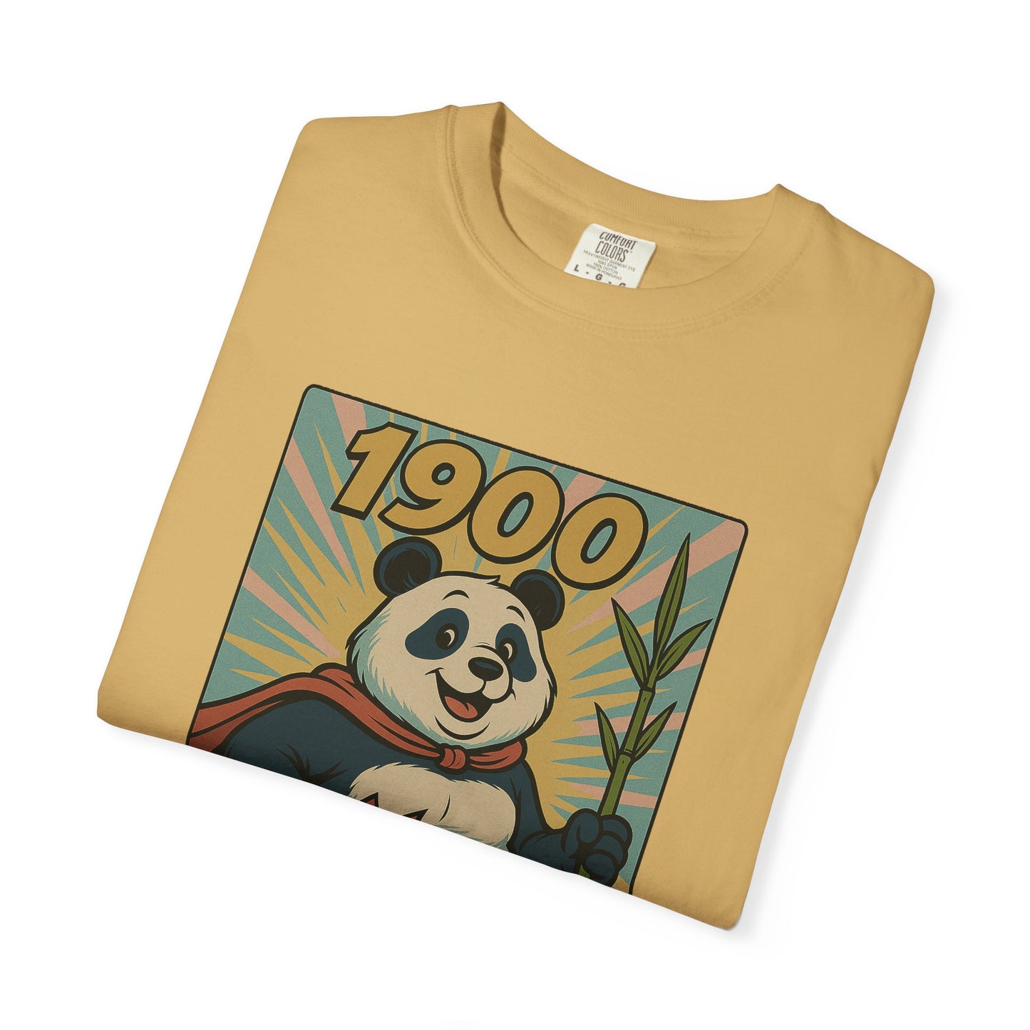 Heroic Panda T-shirt - Freedom, Eco-friendly Apparel, Casual Wear, Cute Gift for Animal Lovers