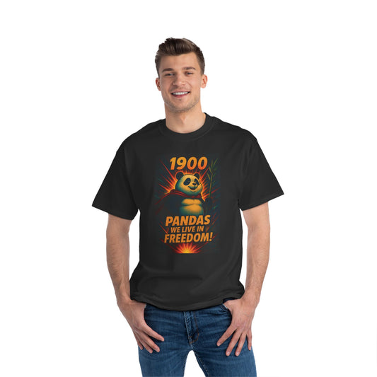 Panda Freedom T-Shirt, Funny Graphic Tee, Cute Animal Shirt, Gift for Wildlife Lovers, Casual Summer Wear, Birthday Gift Idea