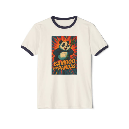 Bamboo for Pandas Ringer T-Shirt, Eco-Friendly